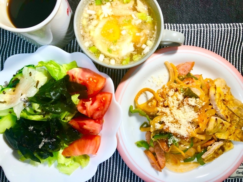 昼食を撮った写真