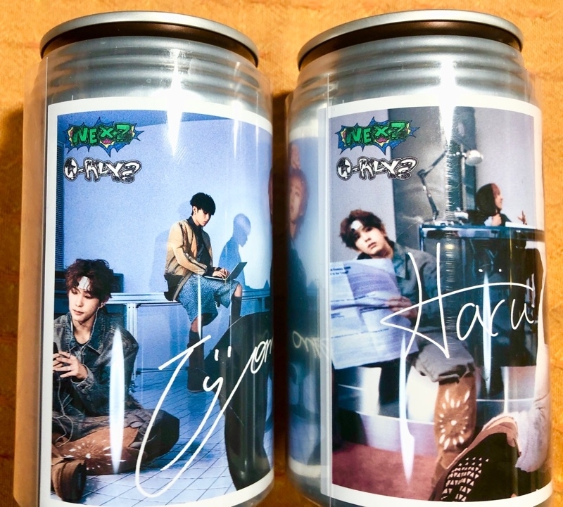 NEXZオリジナルラベル缶を撮った写真