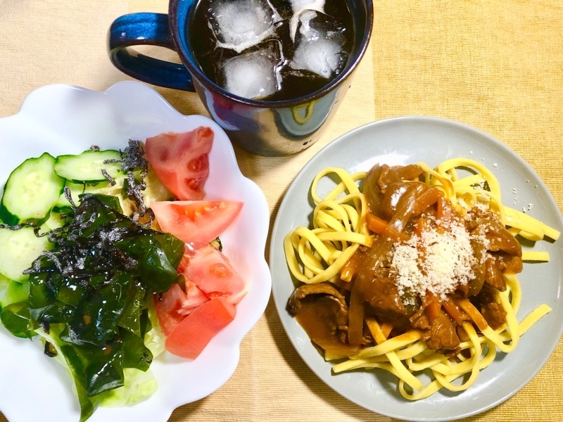 昼食を撮った写真