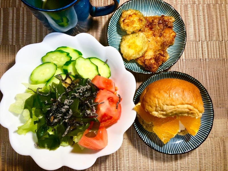 昼食を撮った写真