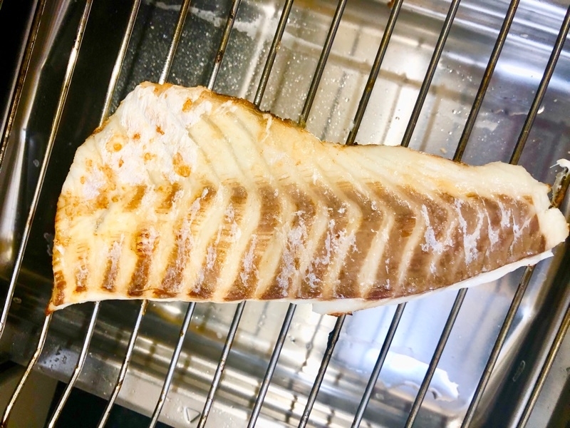 鯛を焼いて撮った写真