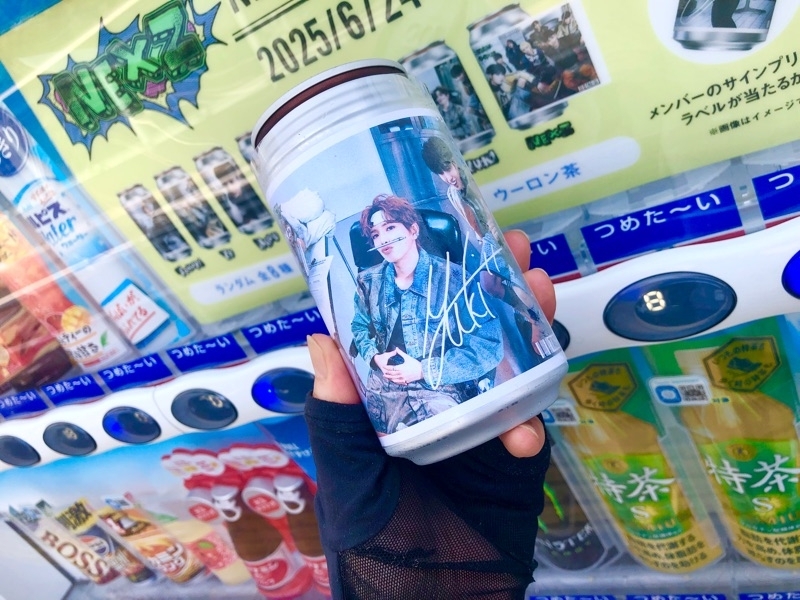 ユウキのサイン缶を撮った写真
