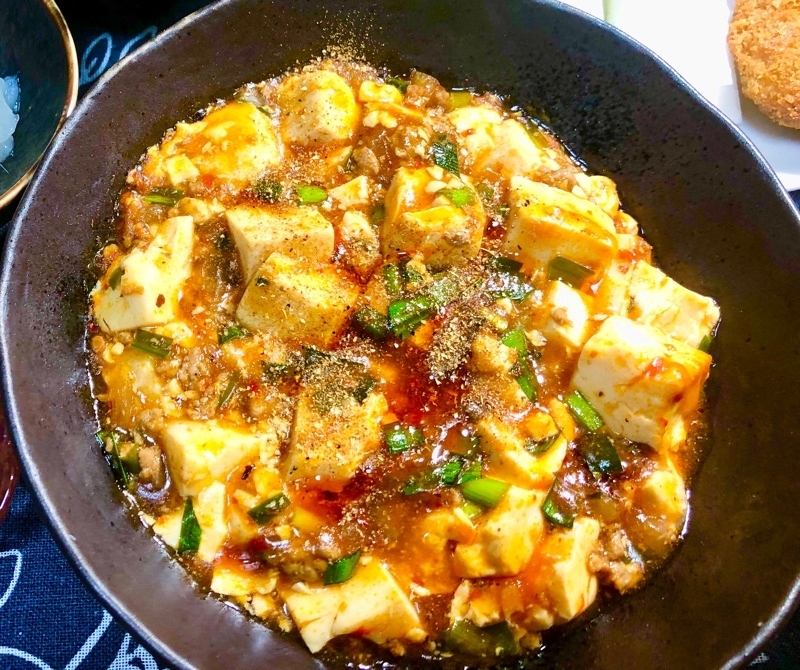 マーボー豆腐を撮った写真