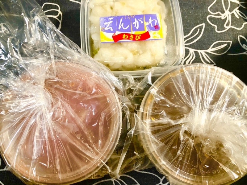 北海道土産3品を撮った写真