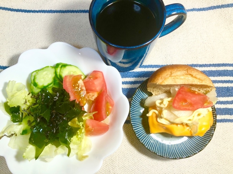 昼食を撮った写真