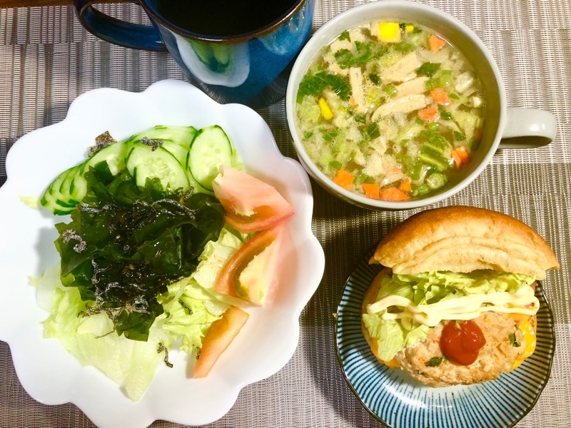 昼食を撮った写真