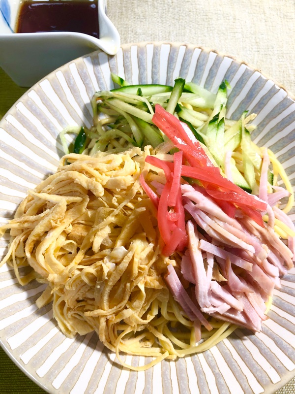 低糖質冷やし中華を撮った写真