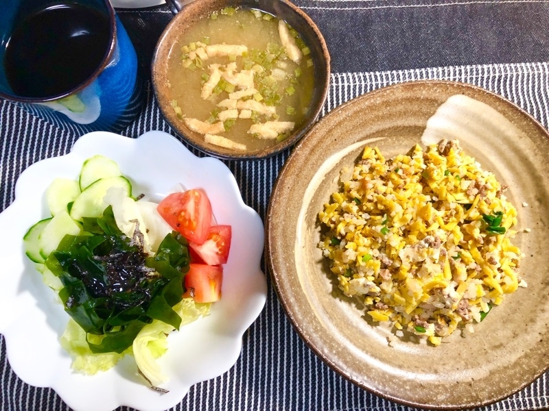 昼食を撮った写真