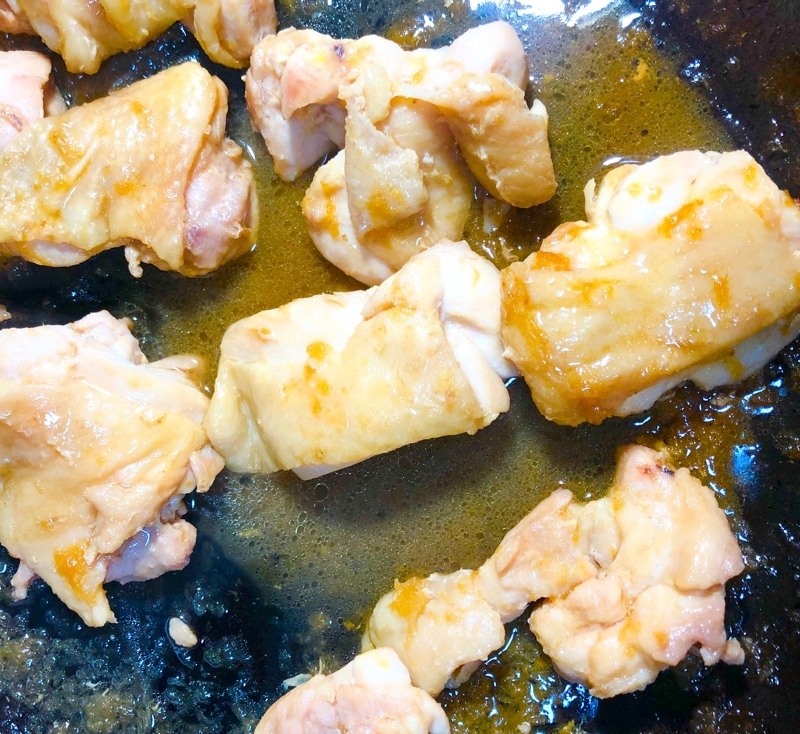 照り焼きチキンを撮った写真