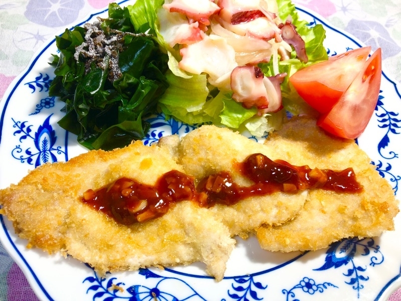 ポークカツレツを撮った写真