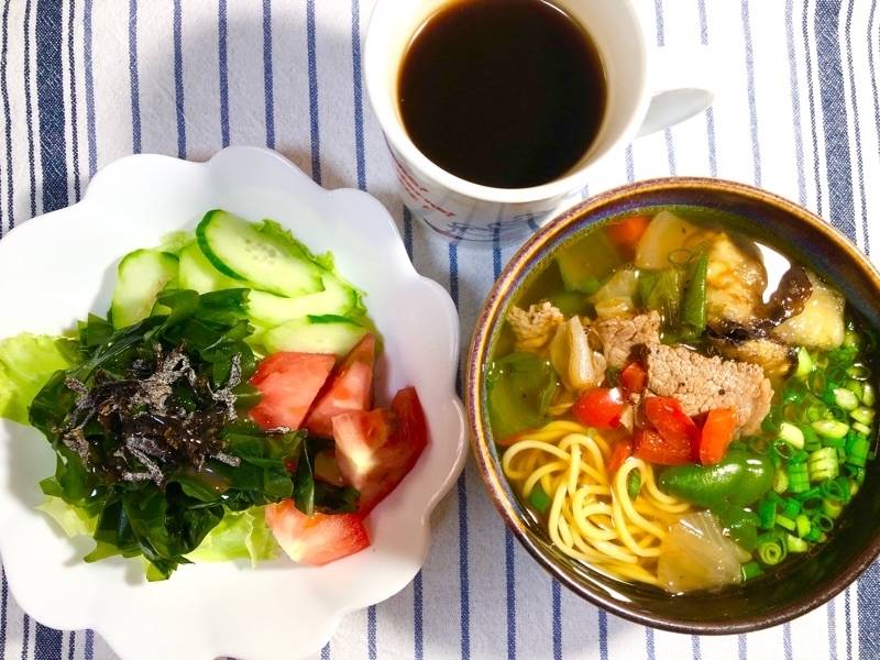 昼食を撮った写真