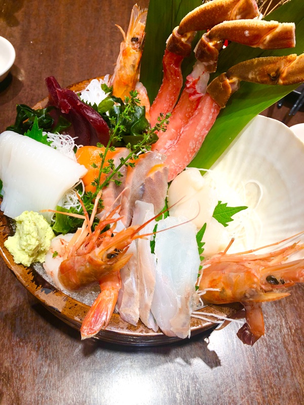 刺身盛りを撮った写真