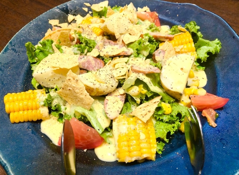 トウモロコシのサラダを撮った写真