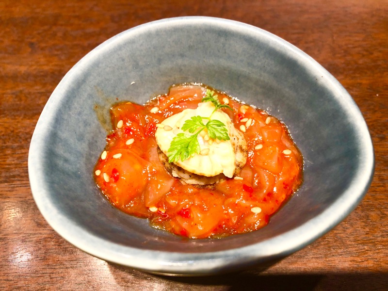 帆立ひもチャンジャを撮った写真