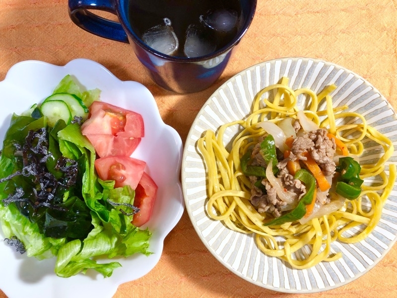 昼食を撮った写真