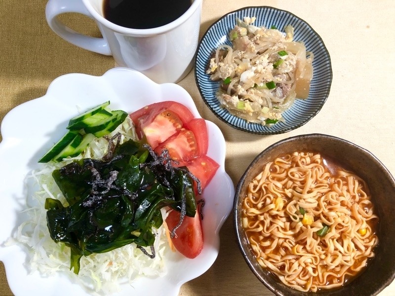 昼食を撮った写真