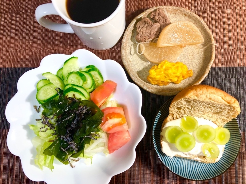 昼食を撮った写真