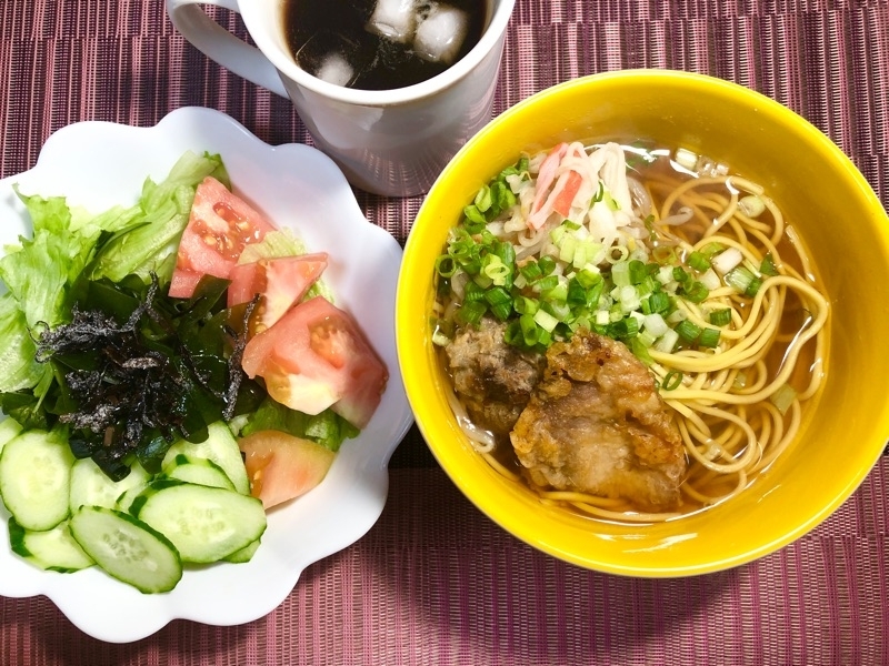 昼食を撮った写真