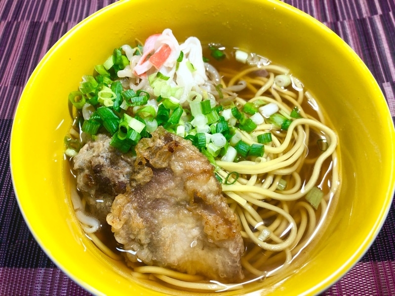 低糖質豚肉天ぷらの醤油ラーメンを撮った写真