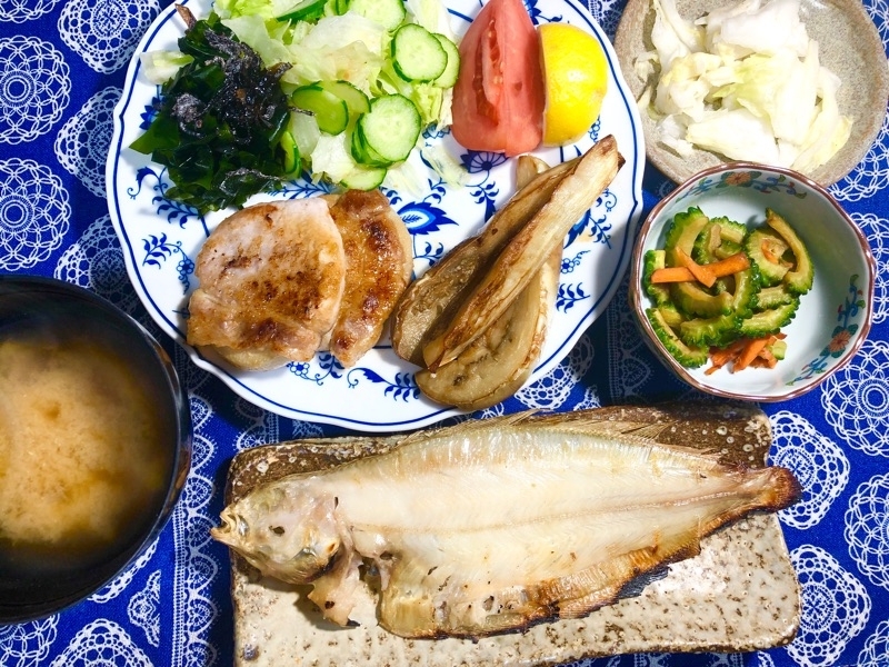本日の夕食を撮った写真
