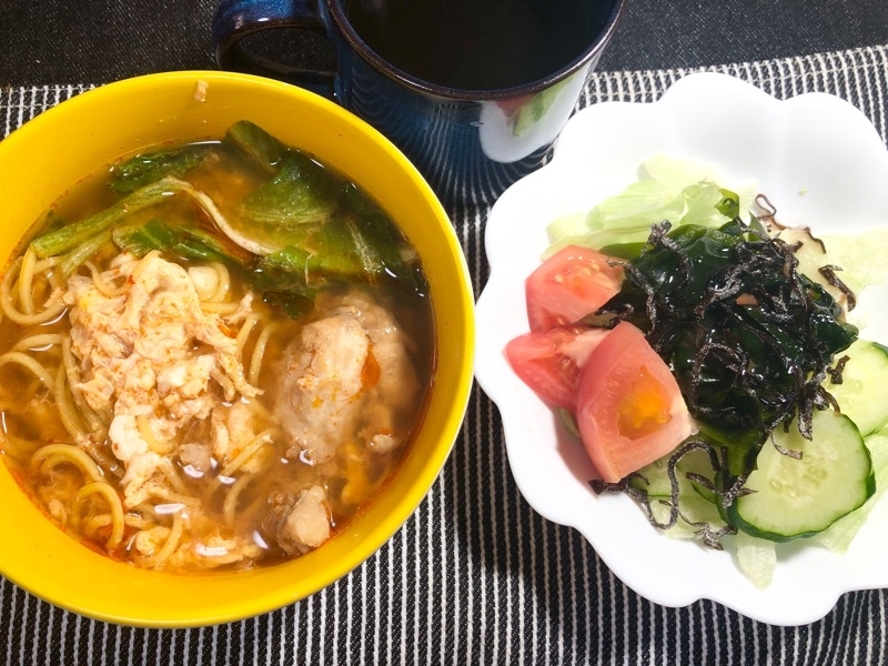 昼食を撮った写真