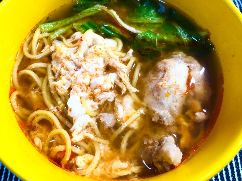 低糖質辛ラーメンを撮った写真