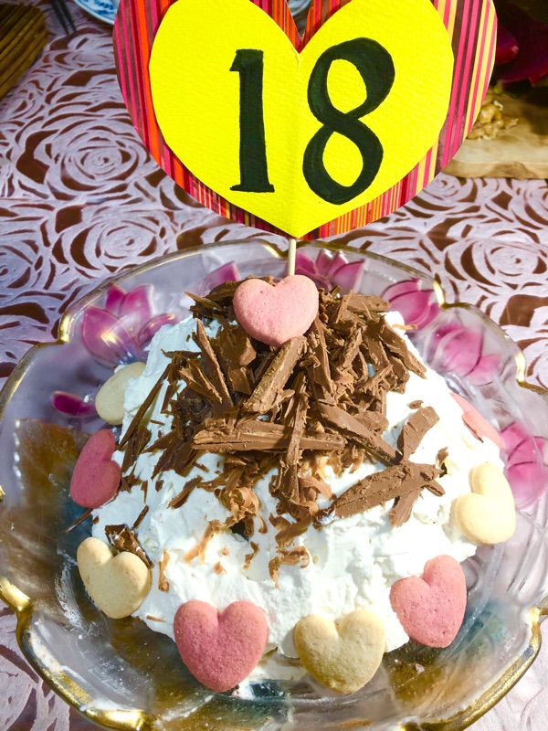 低糖質プリンケーキを撮った写真