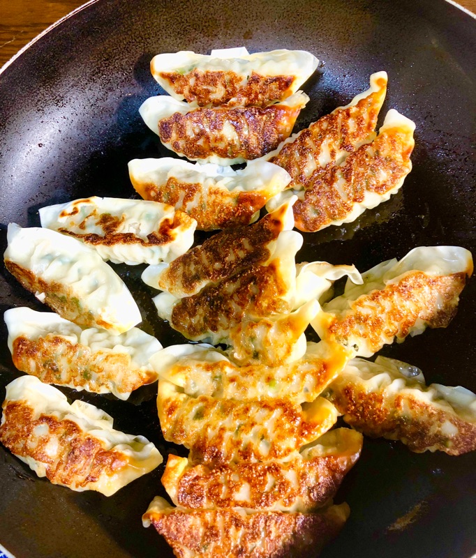 市販の餃子を撮った写真