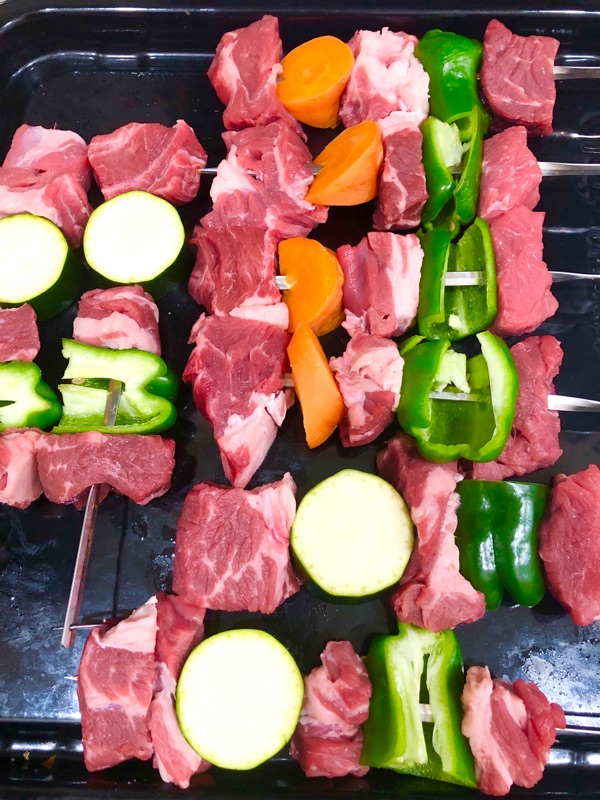 BBQを焼く前に撮った写真