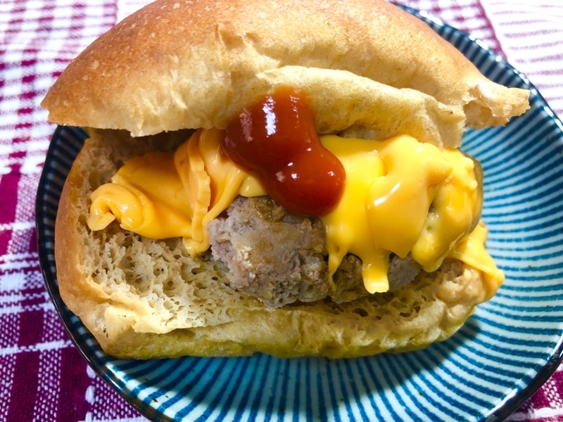 ブランパンバーガーを撮った写真
