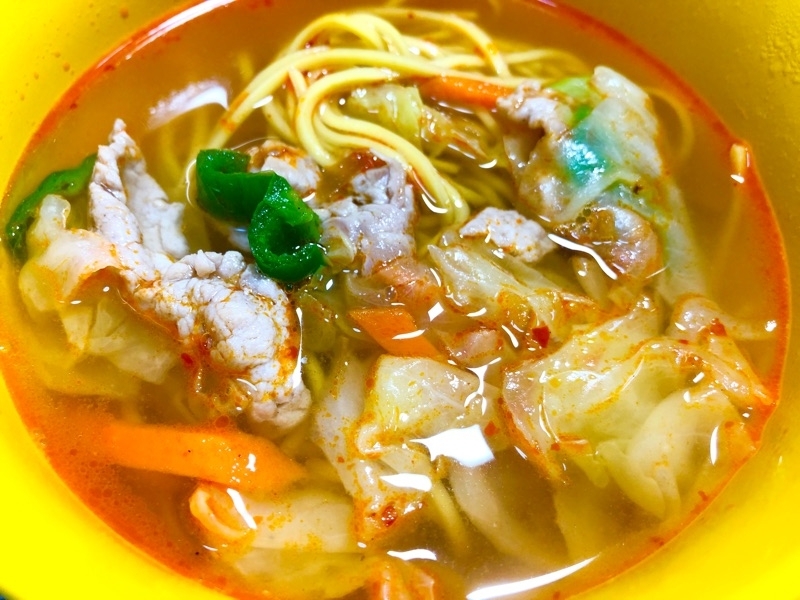 低糖質ピリ辛野菜ラーメンを撮った写真