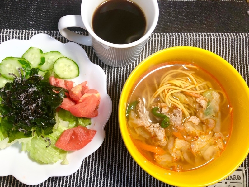 昼食を撮った写真