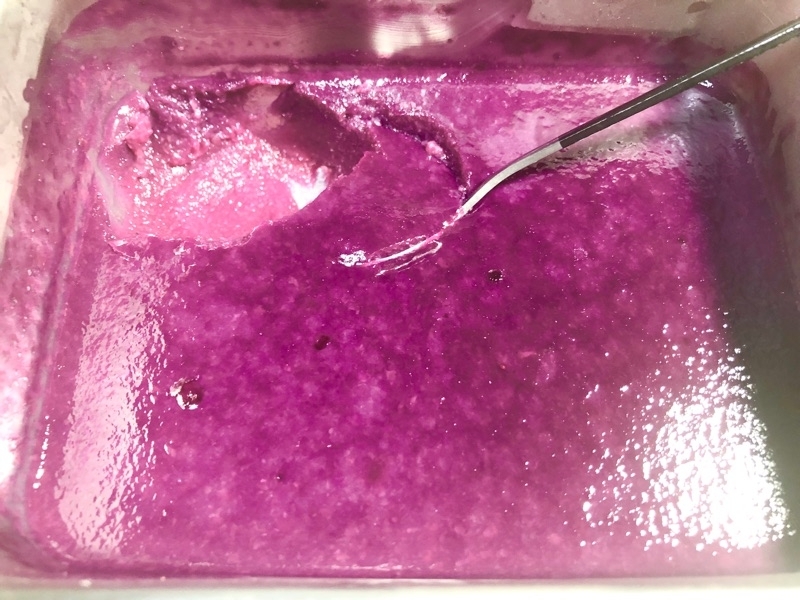 ブドウゼリーを撮った写真