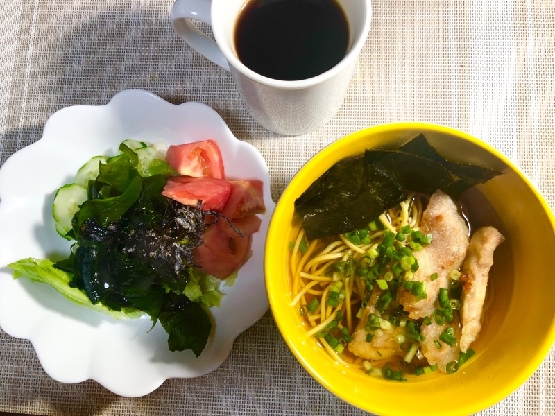 昼食を撮った写真