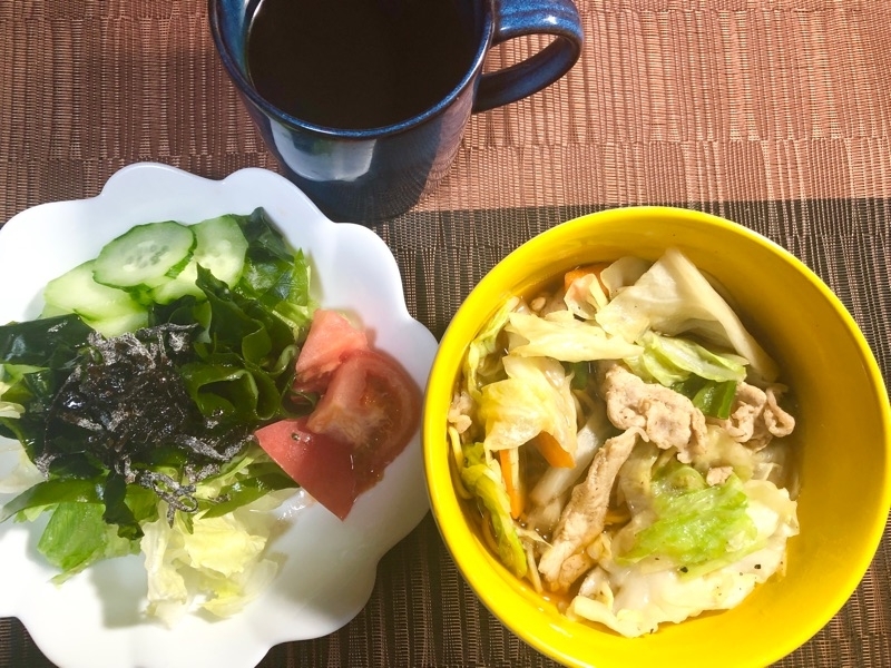 昼食を撮った写真