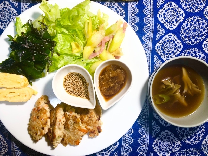 本日の夕食を撮った写真