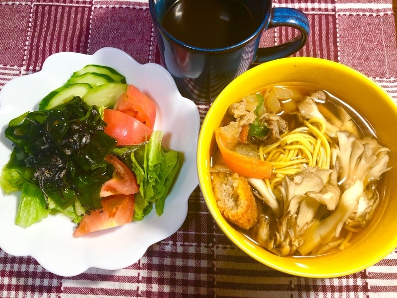 昼食を撮った写真