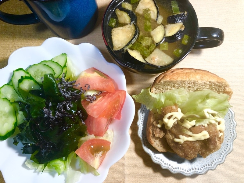 昼食を撮った写真