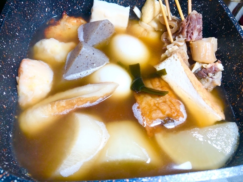 卓上おでんを撮った写真