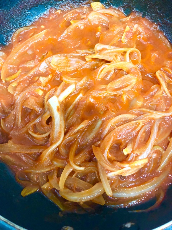 トマトソースを撮った写真