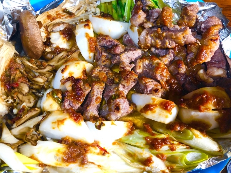 プリッキーヌ味噌の激辛肉野菜焼きを撮った写真