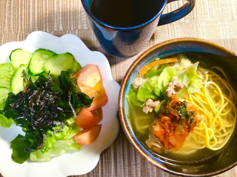 昼食を撮った写真