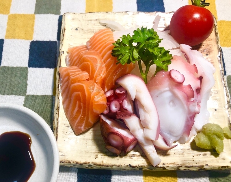 お刺身を撮った写真