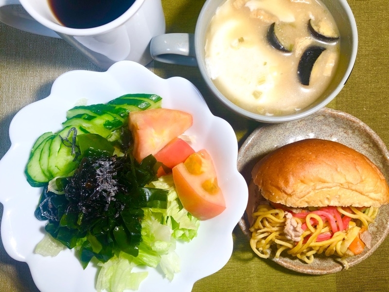 昼食を撮った写真