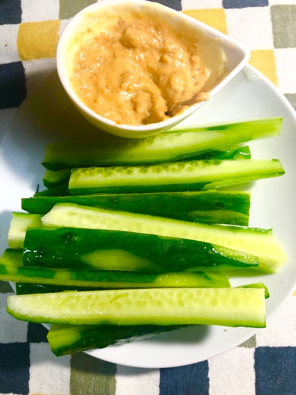 キュウリスティックを撮った写真