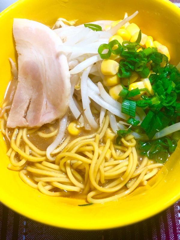 低糖質味噌ラーメンを撮った写真
