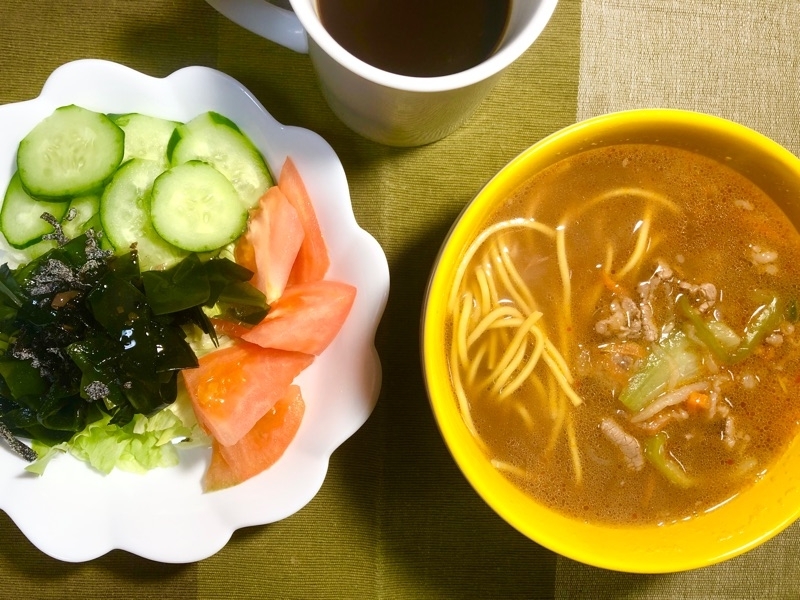 昼食を撮った写真