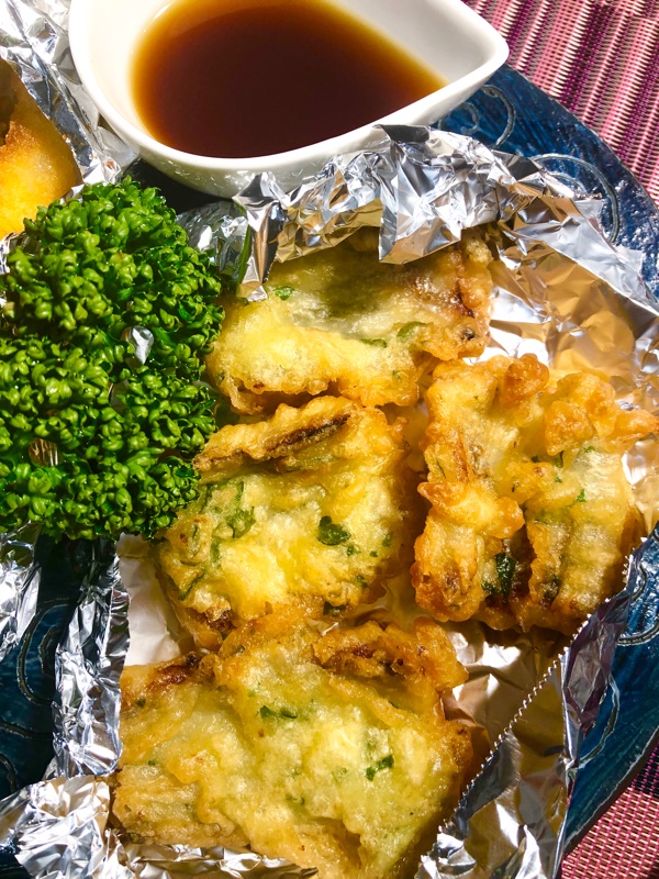 太刀魚の天ぷらを撮った写真