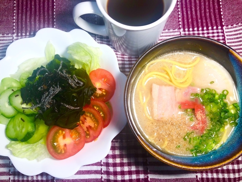 昼食を撮った写真