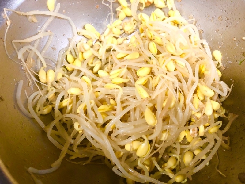豆もやしのナムルを撮った写真